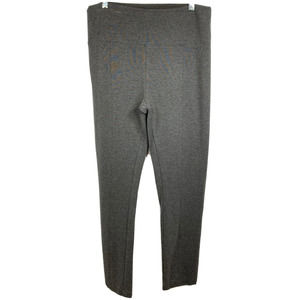 Philomena Petti NY Leggings Womens Sz L Gray‎ Stretch Knit Pull On Pant